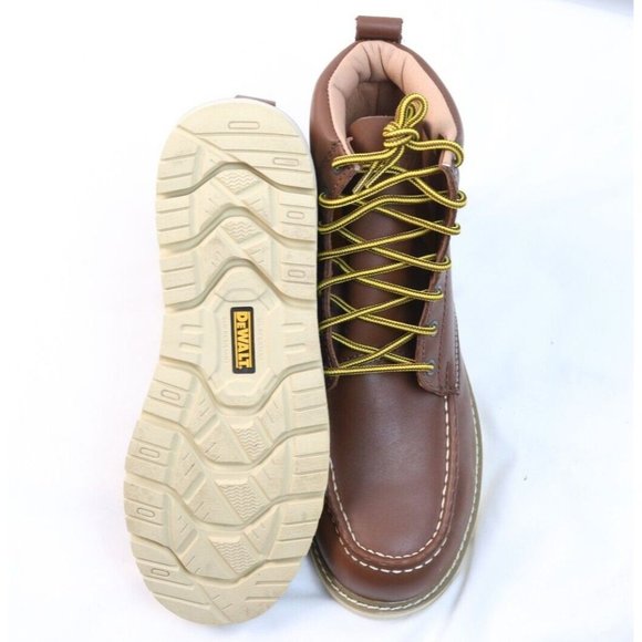 Men's Brown Waterproof Work Boots Rockingham PT, Slip Resistant, 10.5 Medium - Picture 3 of 8